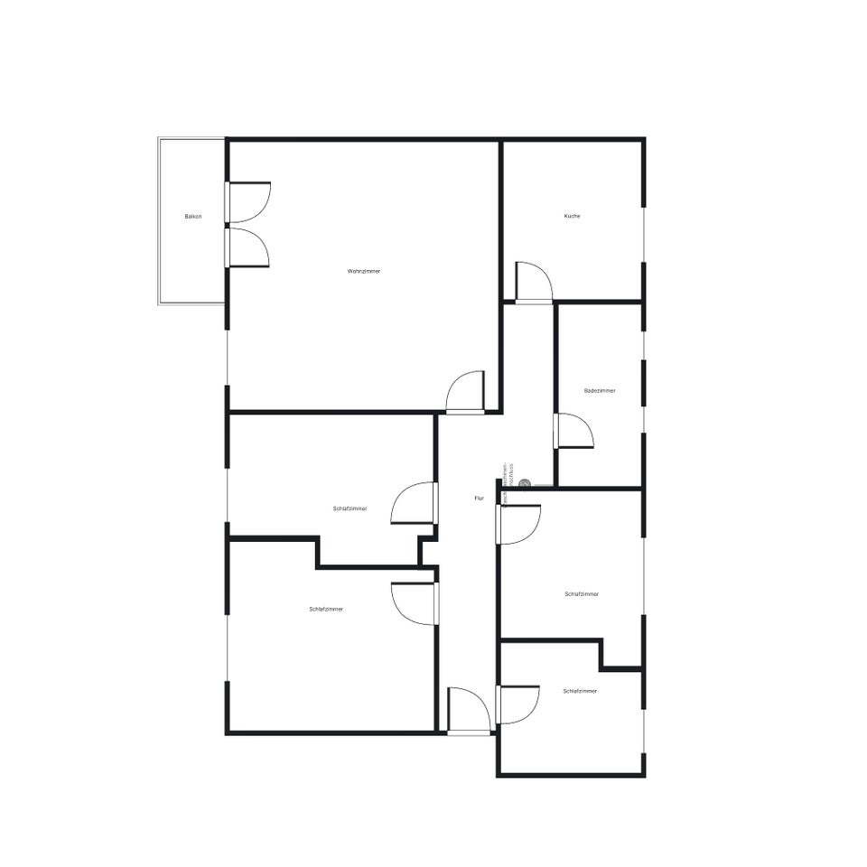 1. OG / 4,5 Zimmer mit Balkon (frisch saniert) - Foto 3