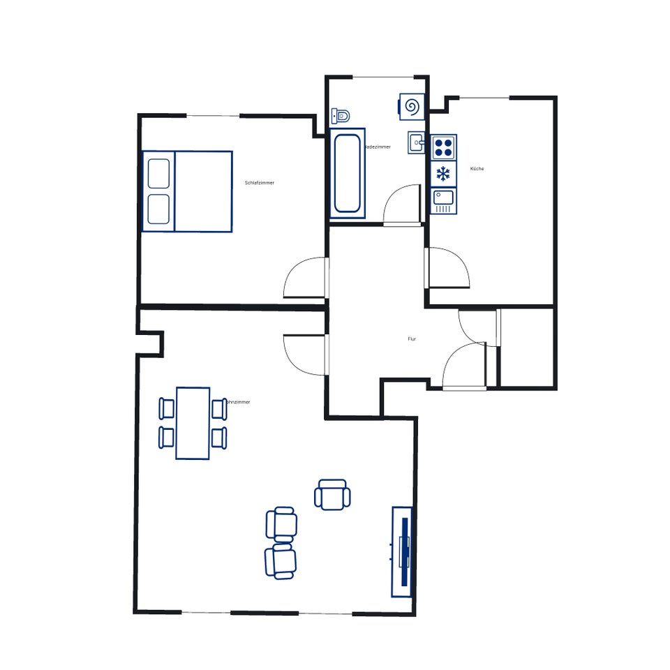 Leipzig Leutzsch- 1 Monat Mietfrei!-großzügige 2 Zimmer Wohnung mit Wohnküche im Hochparterre - Foto 5