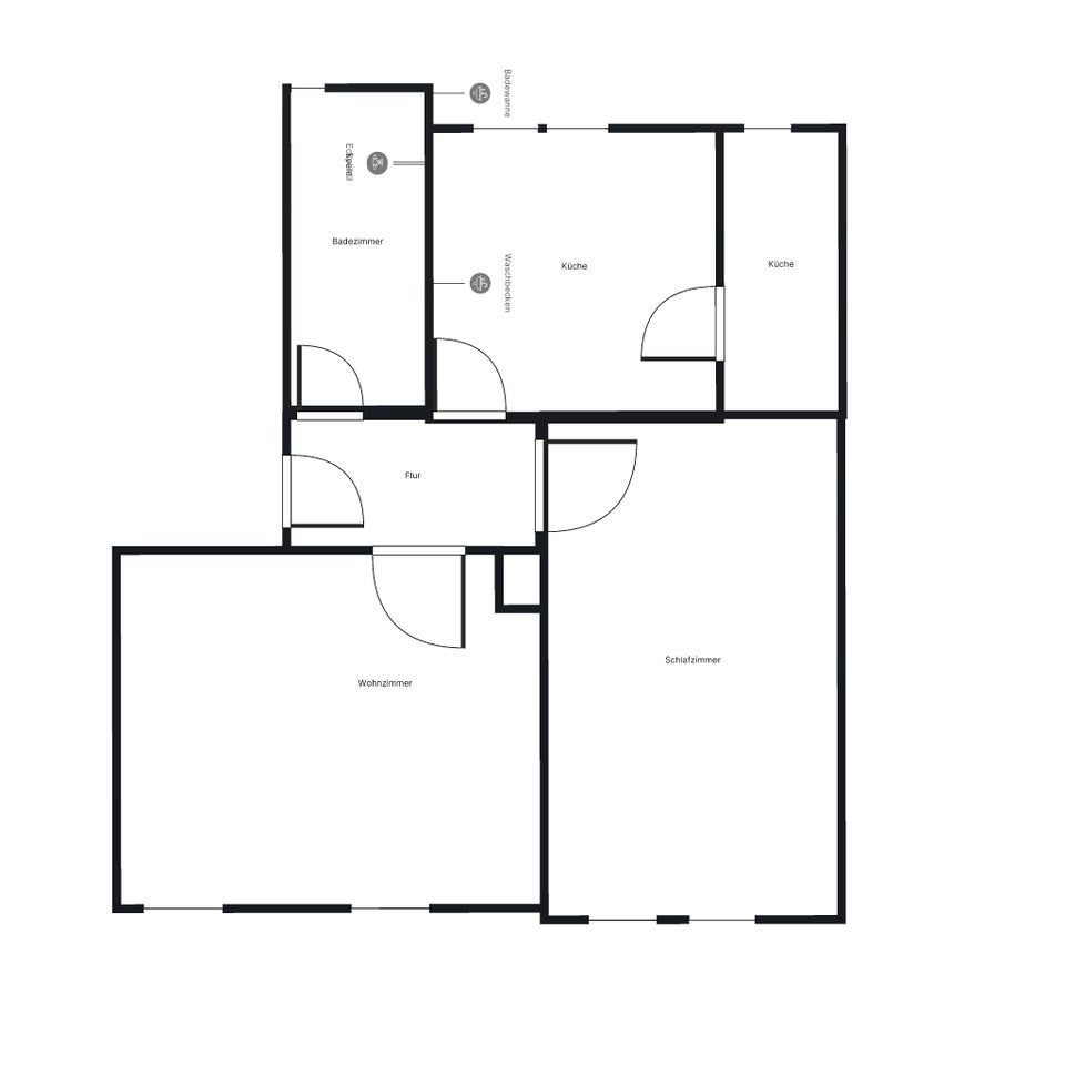 Charmante und gut geschnittene 2-Zimmer-Wohnung - Foto 1