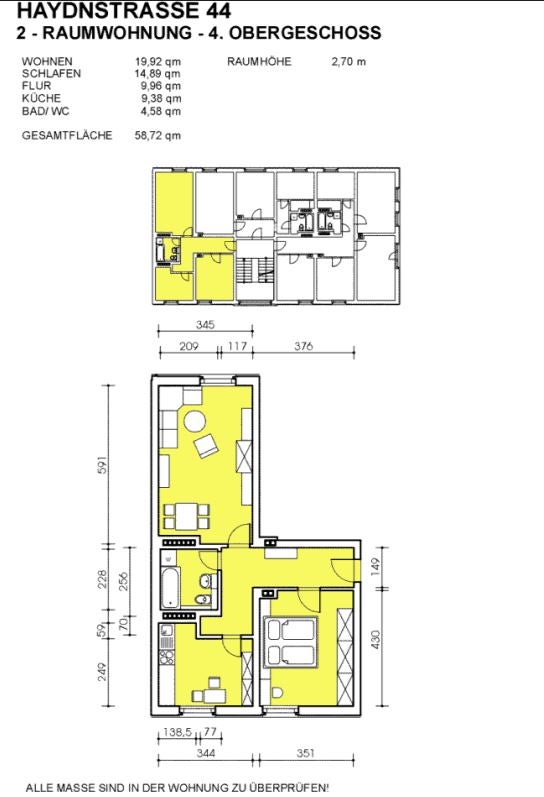 Striesen: 2-Zimmerwohnung mit separaten Räumen und nahe der Universitätsklinik - Photo 2