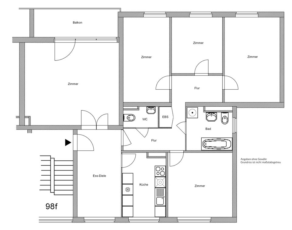 Familienfreundliche 5-Zimmer-Wohnung zu vermieten! - Foto 2