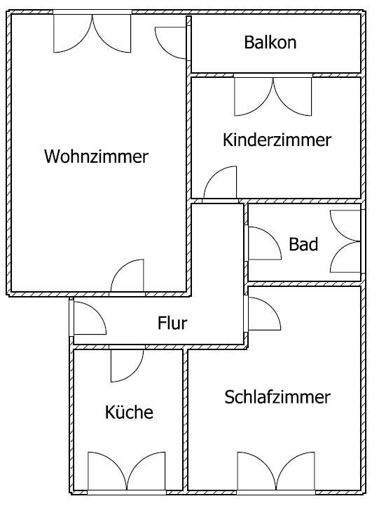 Die gefällt mir: praktische 3-Zimmer-Wohnung - Photo 1