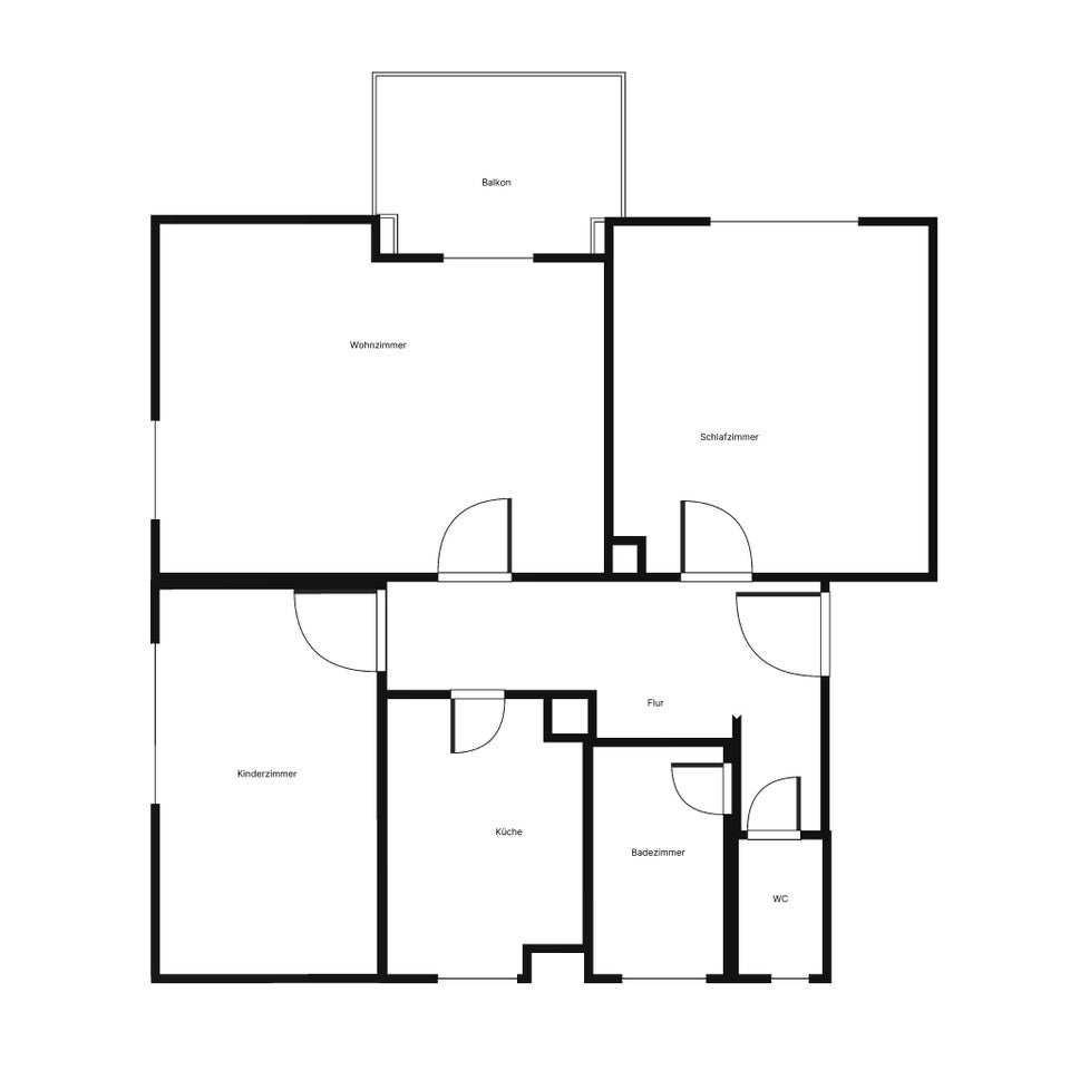 Interessante 3-Zimmer-Wohnung mit sonnigem Balkon und guter Raumaufteilung - Foto 5