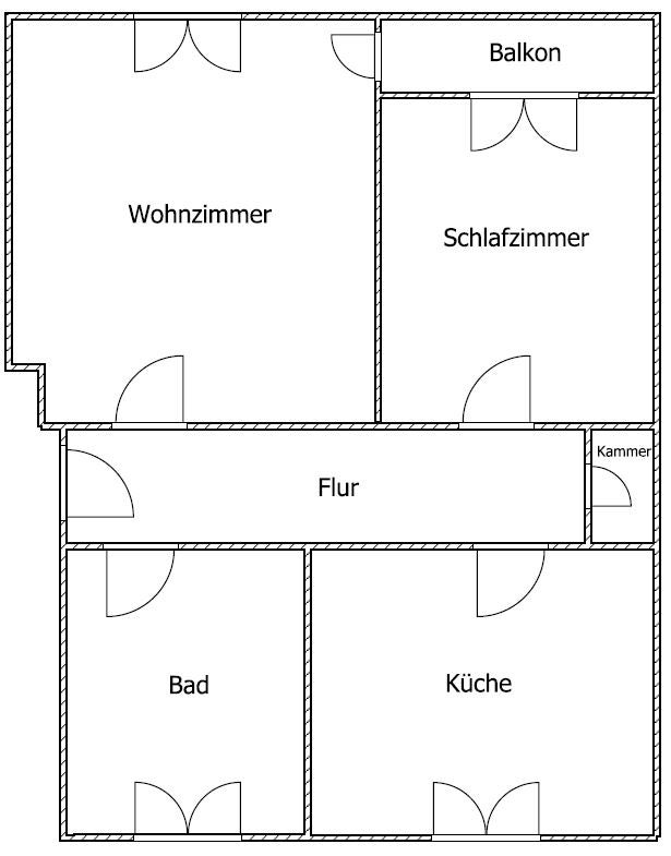 Tolle 2-Zimmer-Wohnung im frisch sanierten Gebäude (Wärmedämmung, neue Fenster, frischer Anstrich) - Foto 4