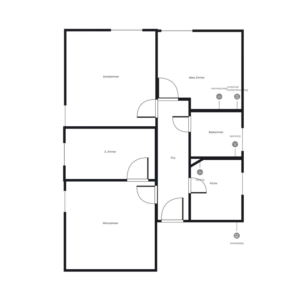 Barsinghausen am Deister: Frisch renovierte 3,5-Zimmer- Wohnung ca. 58 m² sofort verfügbar - Photo 5