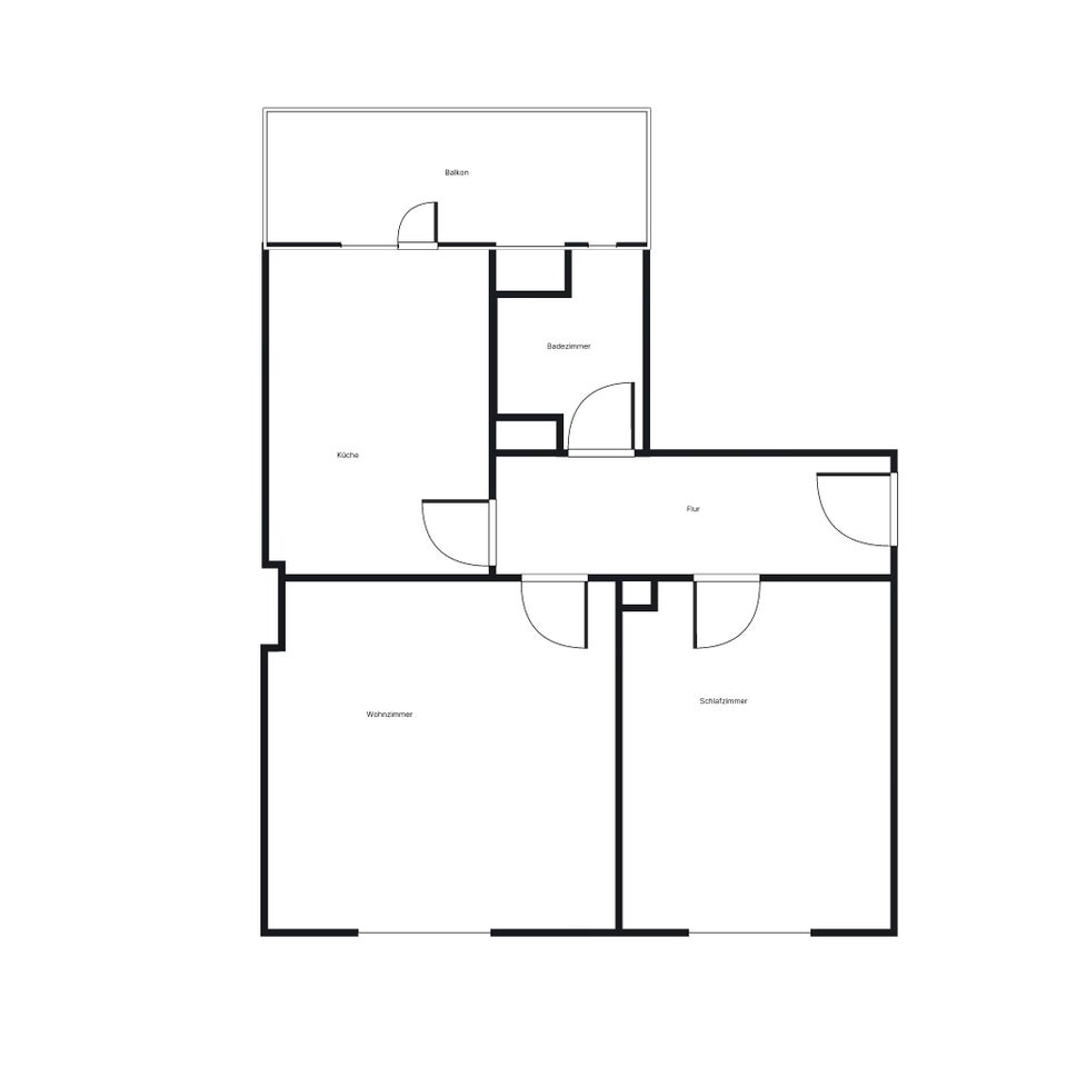 großzügige, stadtnahe 2-Zimmer-Wohnung mit Balkon - Foto 5