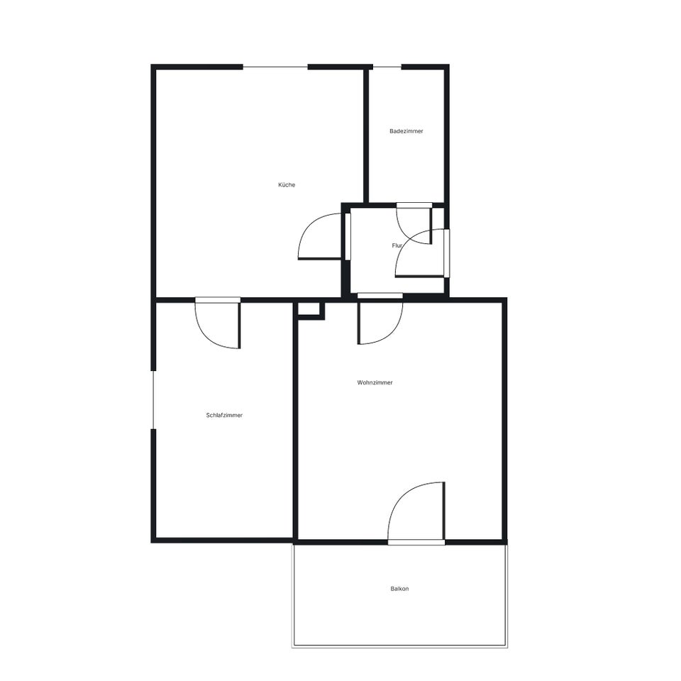 Perfekt für uns: günstig geschnittene 2-Zimmer-Wohnung - Photo 2