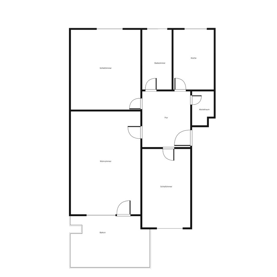 Lichtdurchflutete 3-Zimmer-Wohnung mit Traumbalkon - Foto 2