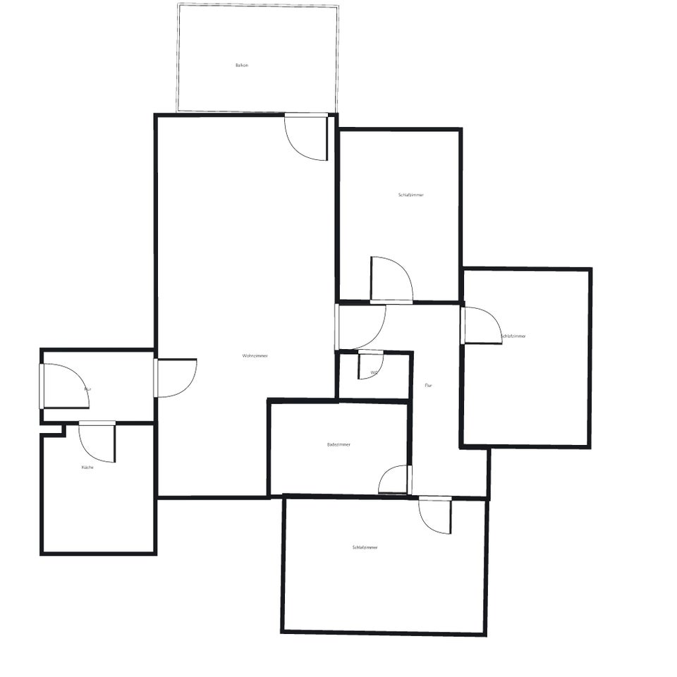 Familienfreundliche 4-Zimmer Wohnung mit Balkon<br> - Foto 2