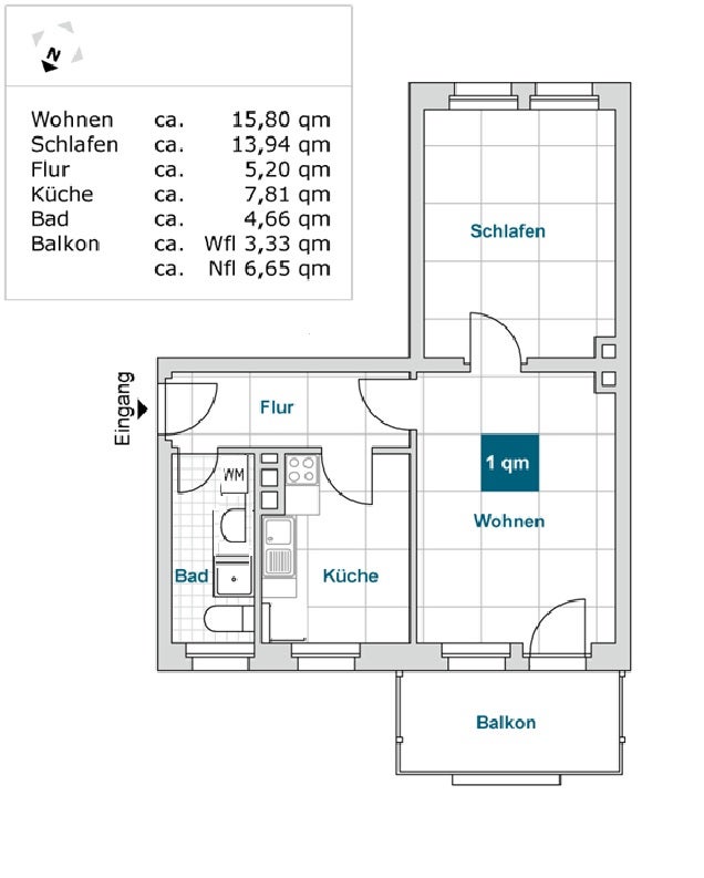 Top-Wohnung, Top-Lage für Studenten und Azubis. - Photo 5