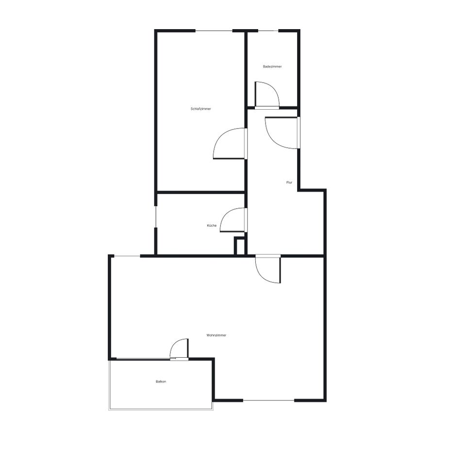 Singles und Paare aufgepasst! 2-Zimmer-Wohnung mit Balkon - Foto 2