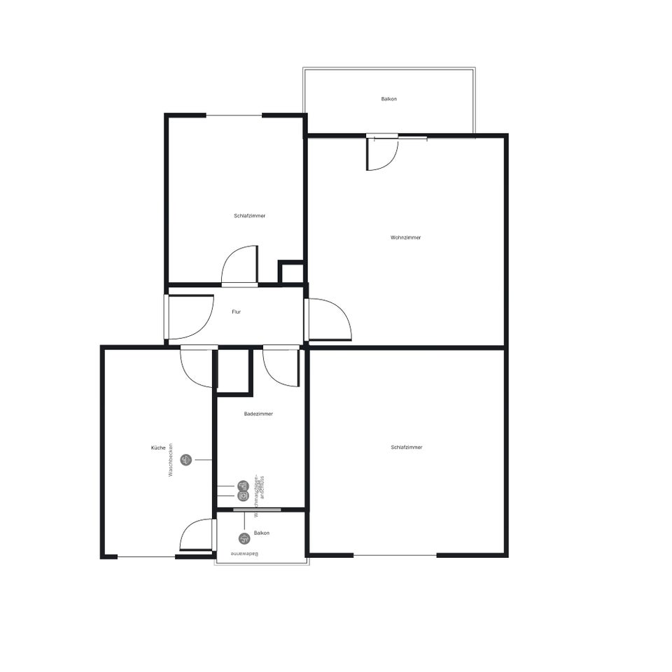 Schöne 3-Zimmer-Wohnung - Foto 1