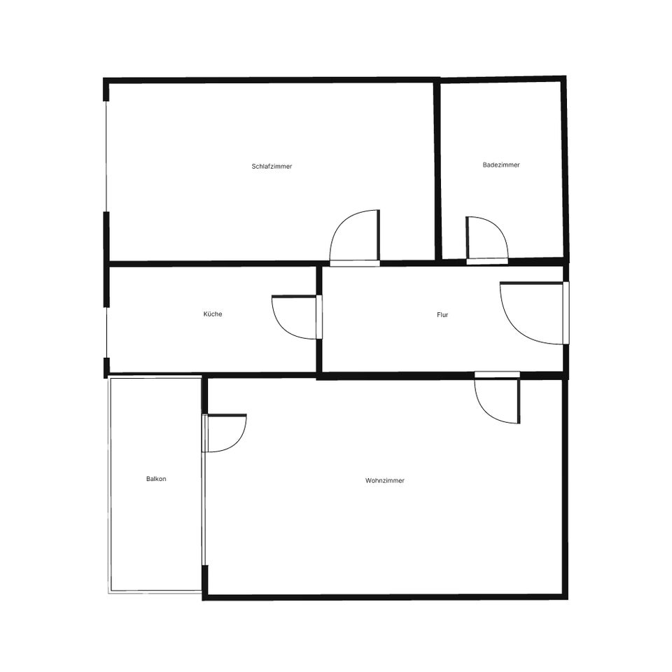 Helle 2-Zimmerwohnung mit Weitblick - Foto 4