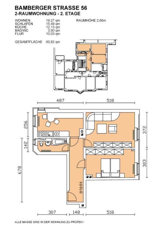 Sanierte Wohnung in Toplage sucht nette Wohngemeinschaft (Studenten/Azubis). - Foto 2