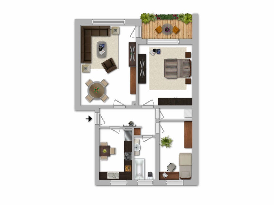Neue Wohnung, neues Glück! Für Sie frisch renoviert! - Photo 3