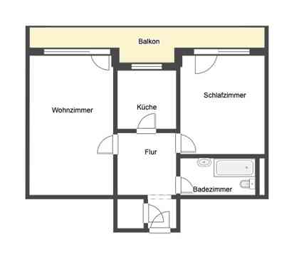 Renovierte 2-Zimmer Wohnung mit Balkon – Wohnen in direkter Audi-Nähe! - Foto 3