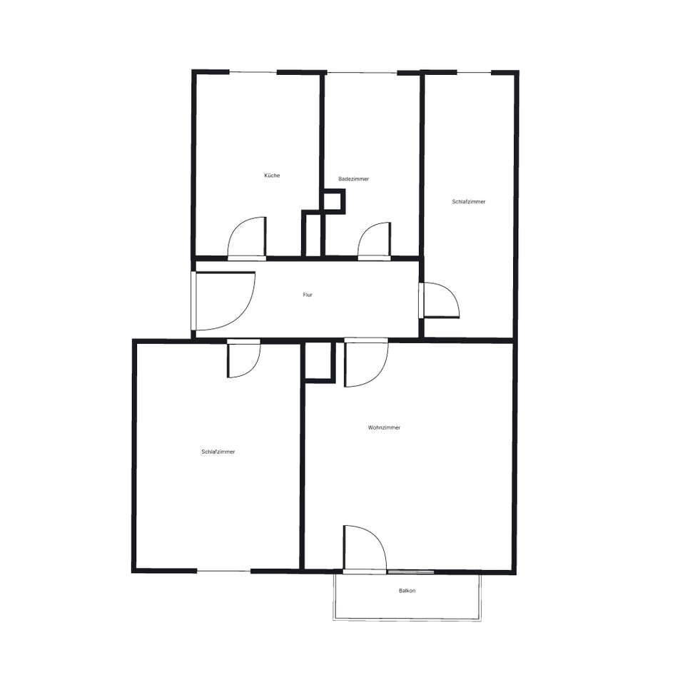 Perfekt für Sie – 3-Zimmer mit Balkon und vollständiger Wärmedämmung - Foto 4
