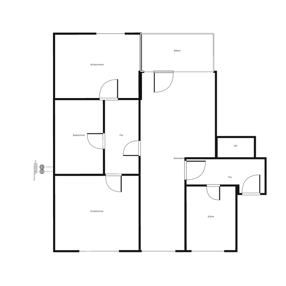 Sanierte 3-Zimmerwohnung mit Balkon - Foto 2
