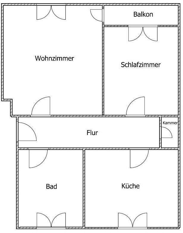 2-Zimmer-Wohnung mit modernem Bad und Balkon - Foto 2