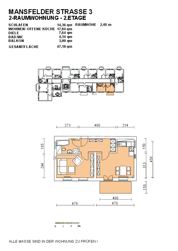 Nachmieter gesucht für diese kleine 2 Raumwohnung mit Balkon - Foto 3