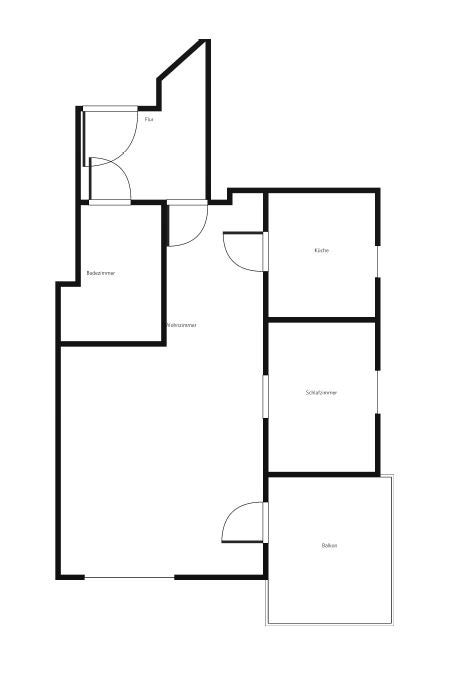 Toller Ausblick! 1,5 Zimmer mit Einbauküche und Balkon - Foto 3