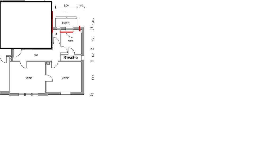 Altbau-Liebhaber aufgepasst: interessante 2-Zimmer-Wohnung - Foto 2