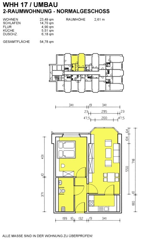 Senioren willkommen in dieser schönen 2 Raumwohnung - Betreutes Wohnen im Haus möglich - Foto 2