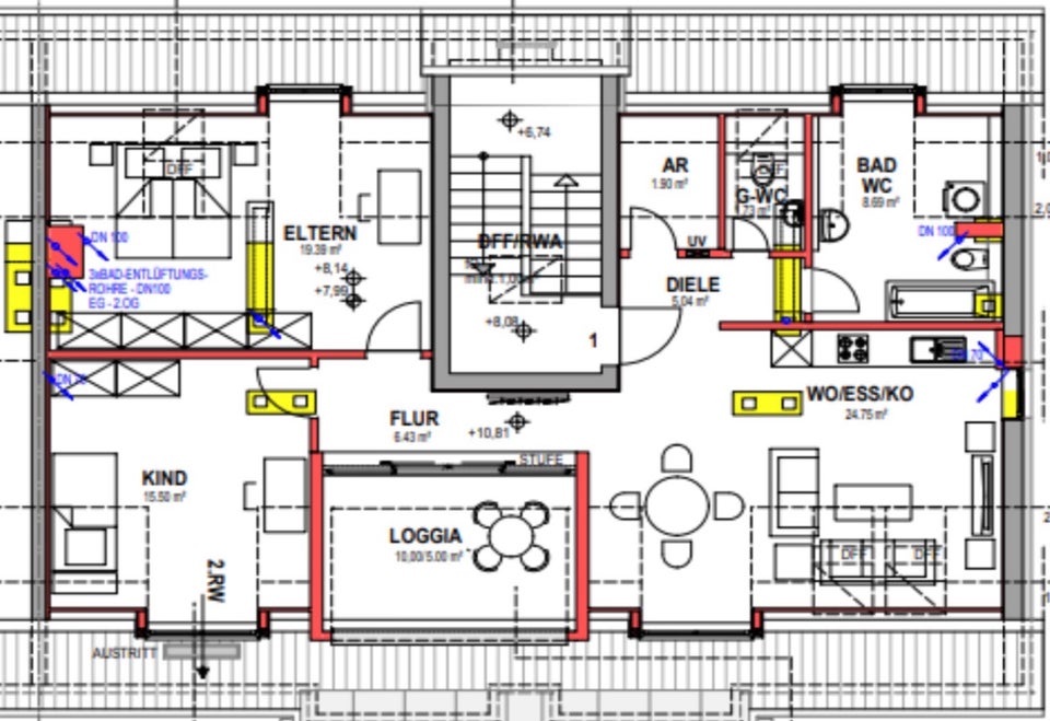 Lichtdurchflutete 3-Zimmer-Dachgeschosswohnung mit Loggia-Balkon - Photo 2