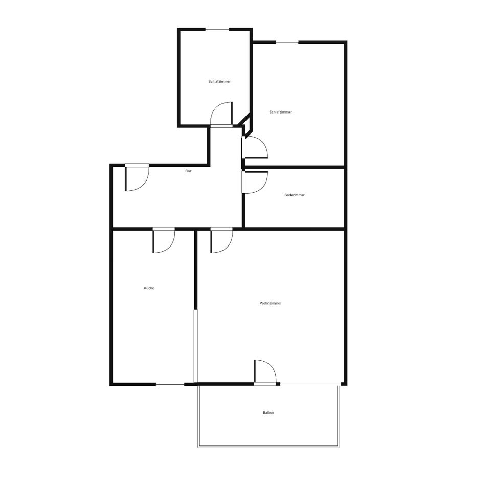 modernisierte 3-Zimmer im 1. OG mit Balkon - Foto 5