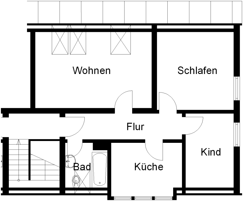Nette 2,5-Zimmer-Wohnung mit Ausblick - Photo 5