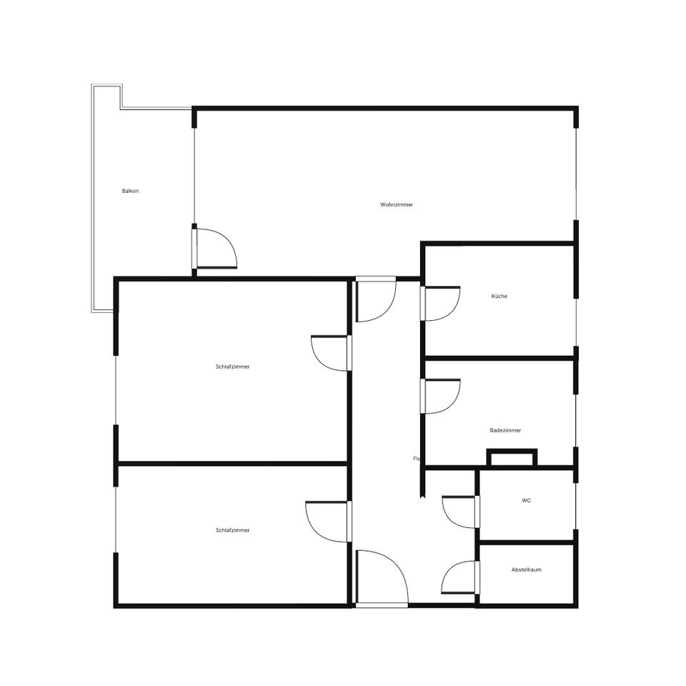 Helle 3-Zimmer-Wohnung mit Balkon - Foto 2