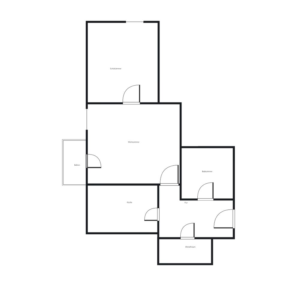 Weiter Ausblick : Sanierte 2-Zimmer-Wohnung mit Küche - Photo 2