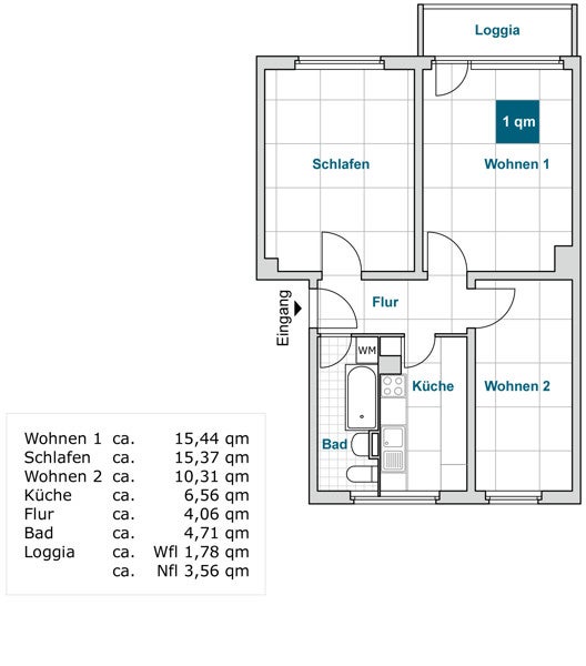 Sanierte 3 Zimmerwohnung - Photo 2