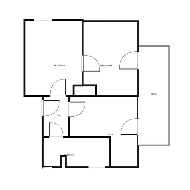 Singles oder Paare aufgepasst: 2-Zimmer-Wohnung mit Balkon ab sofort - Photo 4