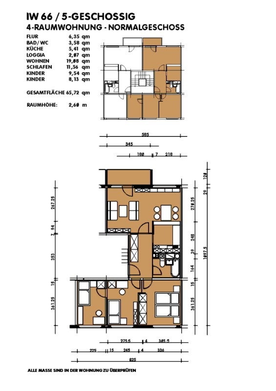 Haus mit Aufzug!, kleine 4 Zimmer Wohnung mit Balkon und Durchgangszimmer,.... - Photo 2