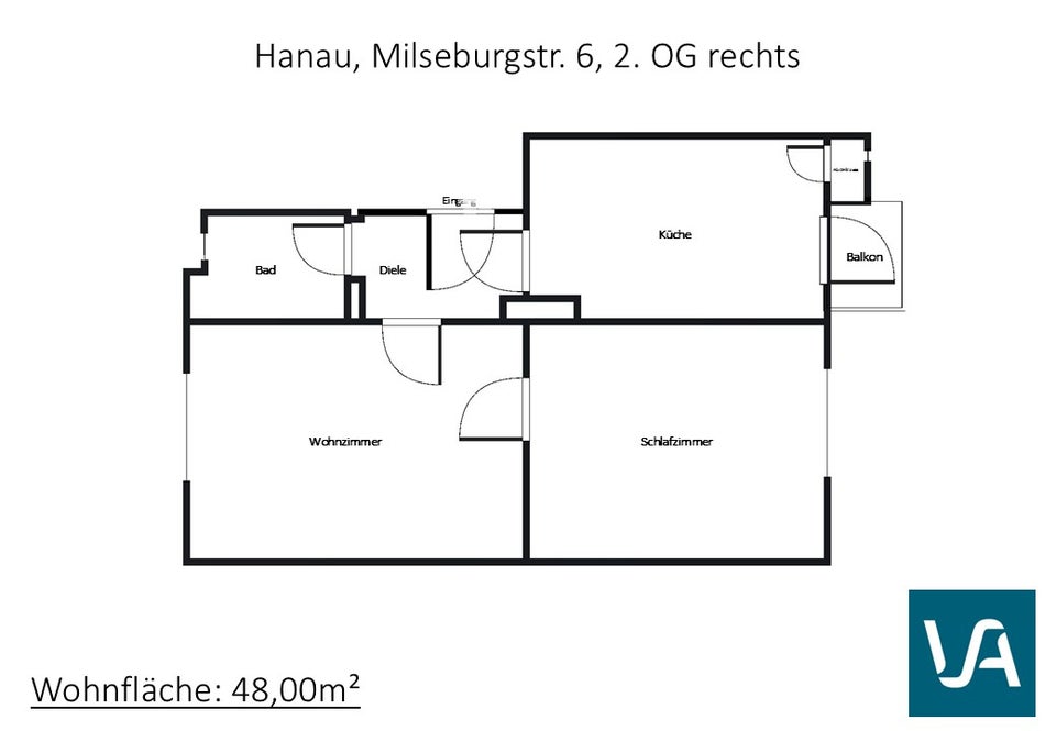 Schöne 2-Zimmer-Wohnung mit Tageslichtbad und Balkon im Limes-Quartier zu vermieten - Foto 1