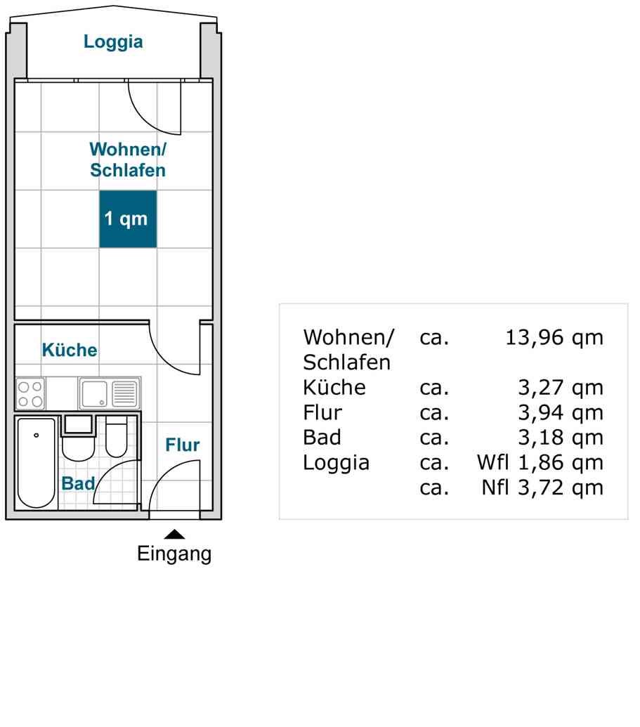 Diese 1 Raumwohnung wird für Sie renoviert! - Foto 2