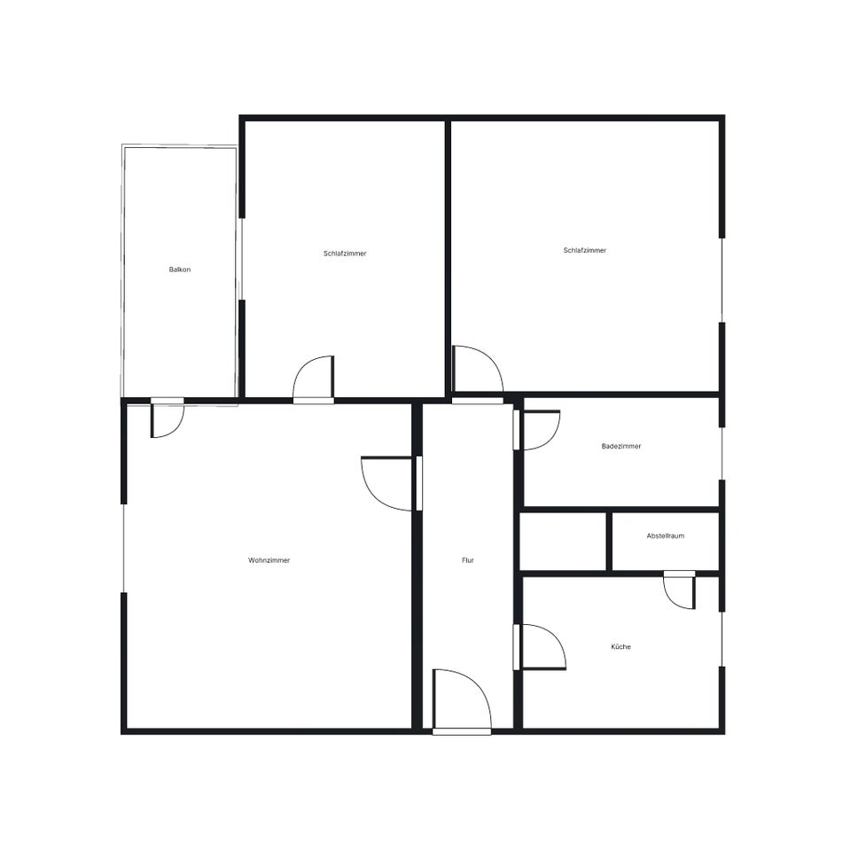 Erstbezug nach Renovierung: Attraktive 3-Zimmer-Wohnung mit großzügigem Balkon - Foto 3