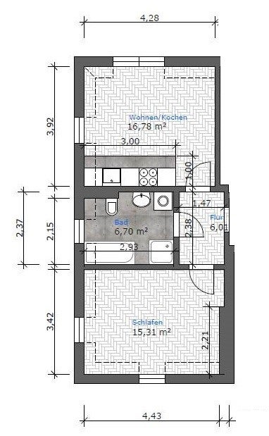 Lust auf Veränderung: günstige 2-Zimmer-Wohnung - Foto 3